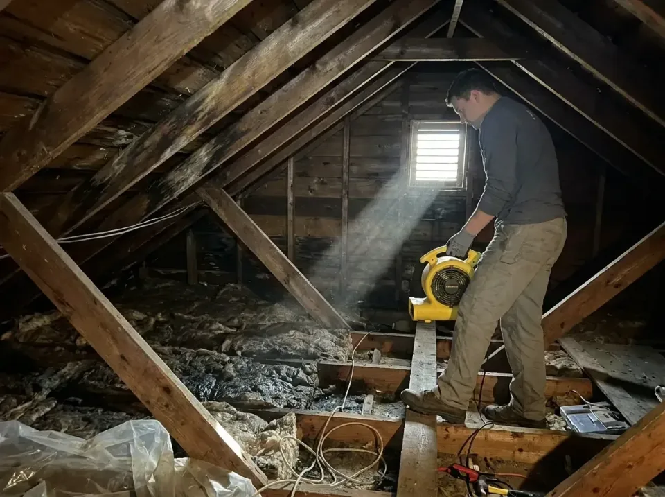 attic-water-damage-drying-proc-007 — frequently asked questions, Emergency Water Extraction & 24/7 Flood Response in Millval…